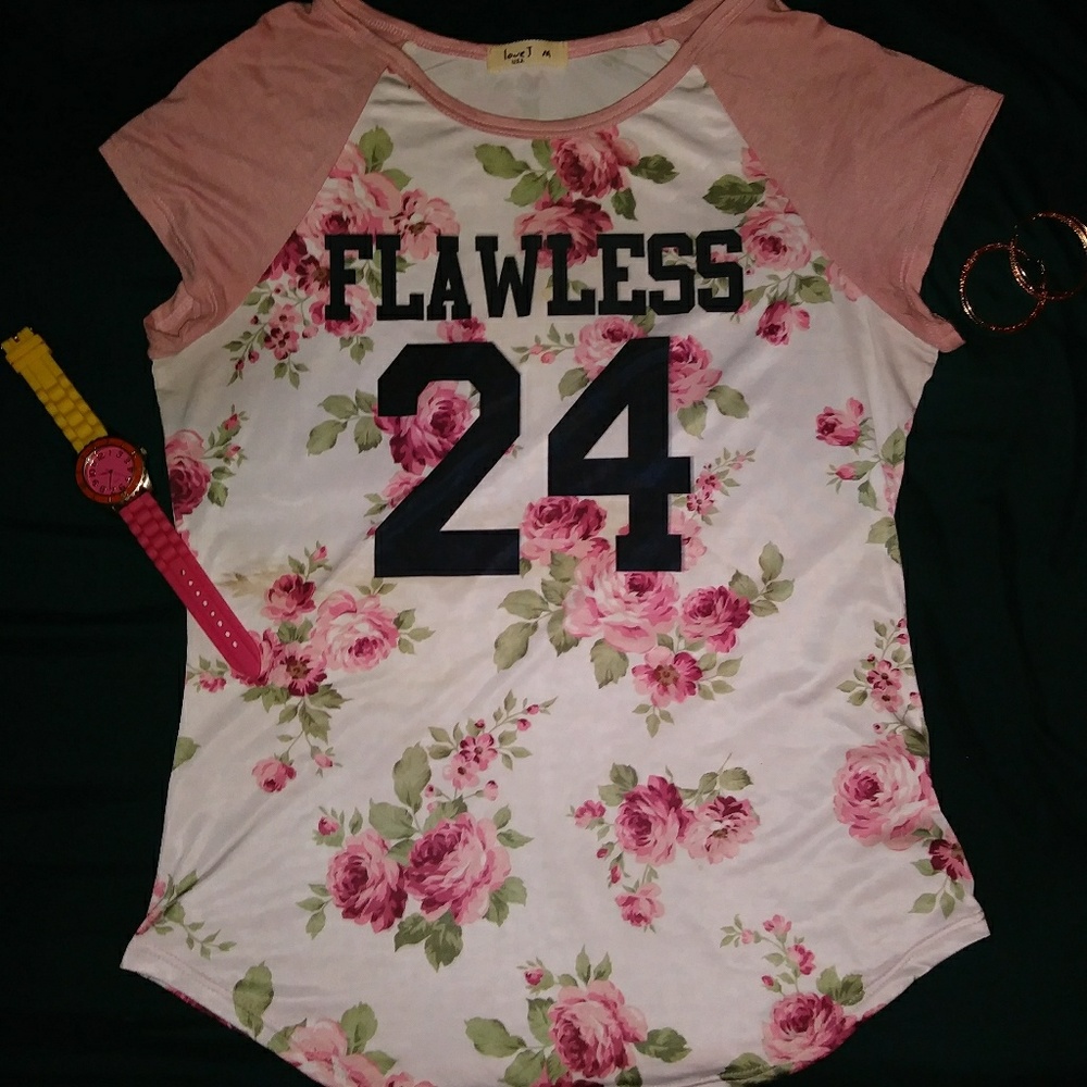 Flawless Floral Jersey Top